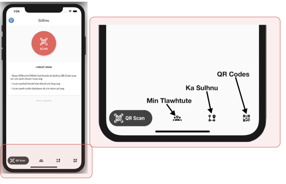 Sulhnu bottom navigation
